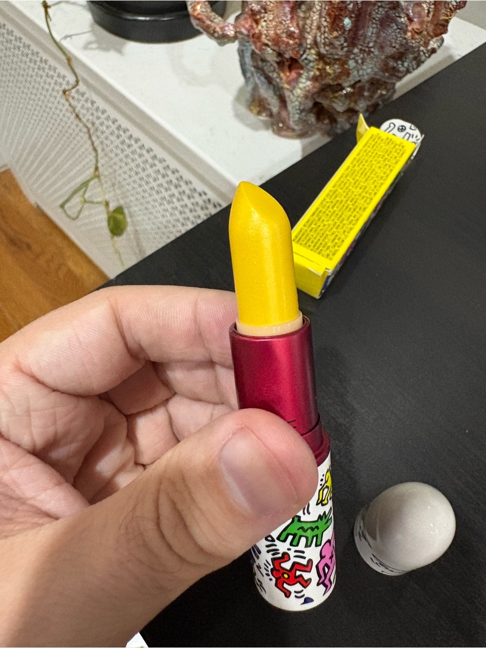 MAC Cosmetics Viva Glam Keith Haring in St. Marks Yellow